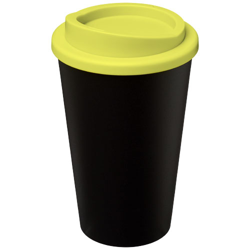 Gobelet isolant promotionnel 350ml Americano® Noir et Citron vert